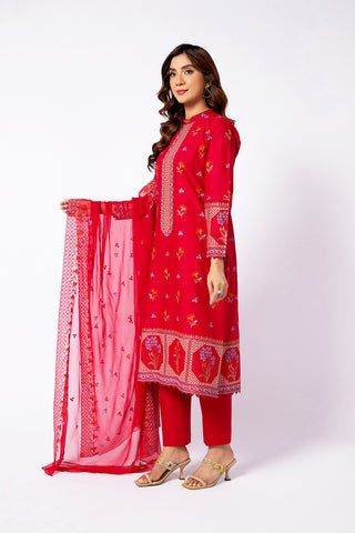 3 Piece Cotton Lawn Suit