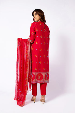 3 Piece Cotton Lawn Suit