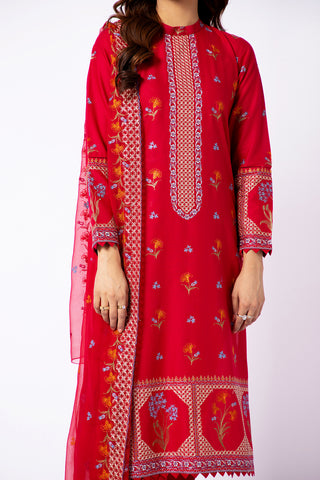 3 Piece Cotton Lawn Suit