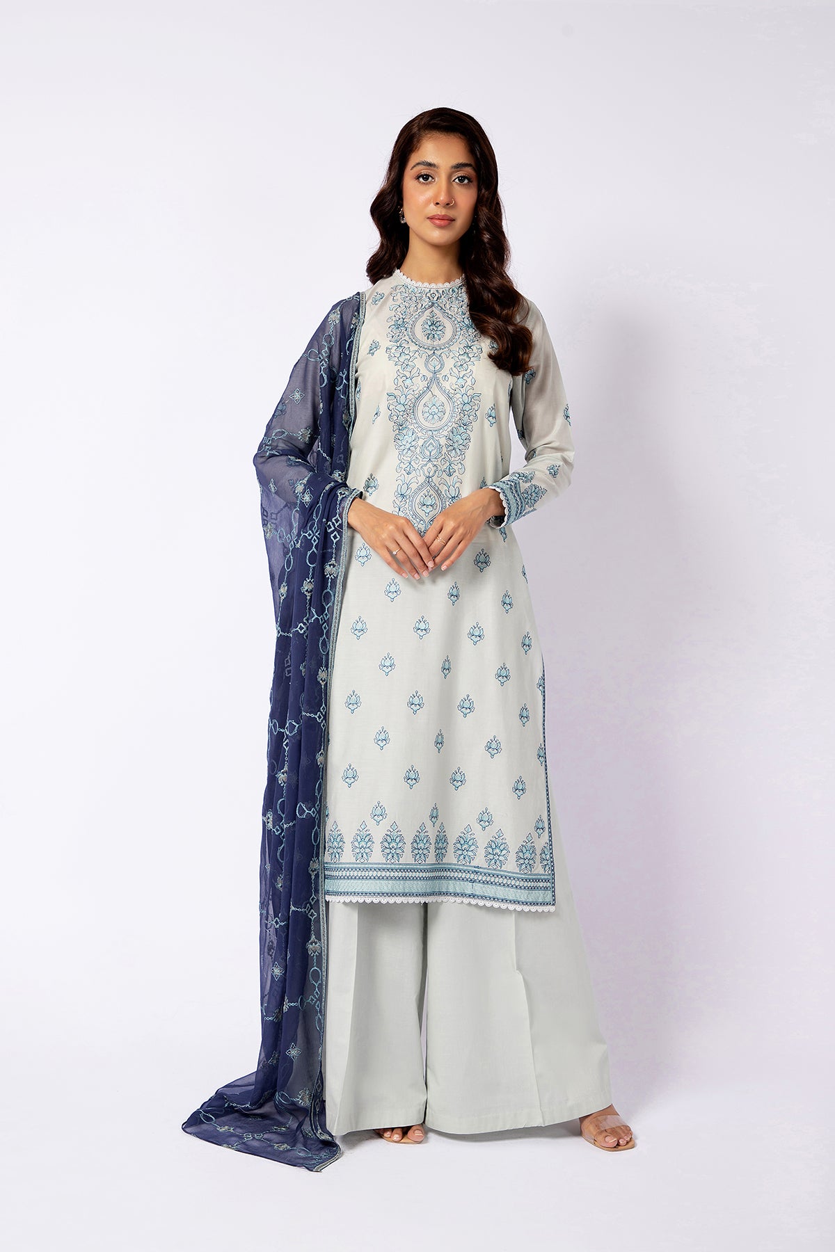 3 Piece Cotton Lawn Suit