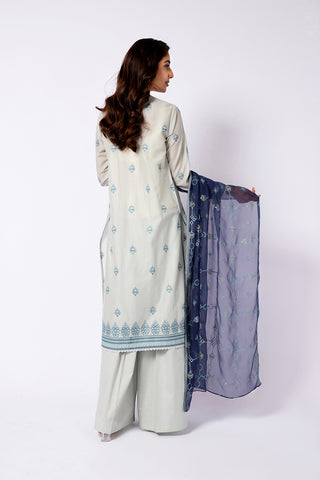 3 Piece Cotton Lawn Suit