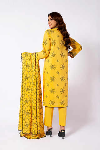 3 Piece Cotton Lawn Suit