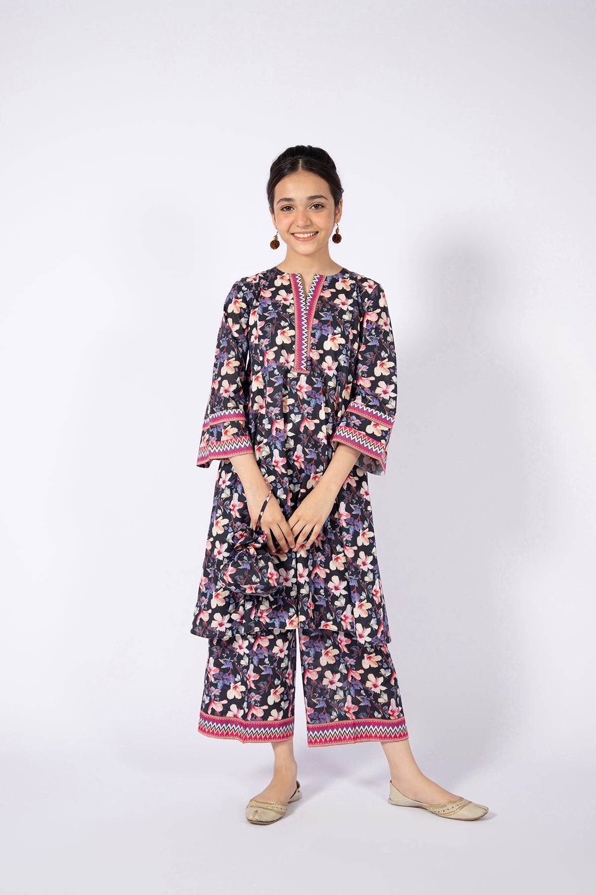 2 Piece Cotton Lawn Shirt & Sharara