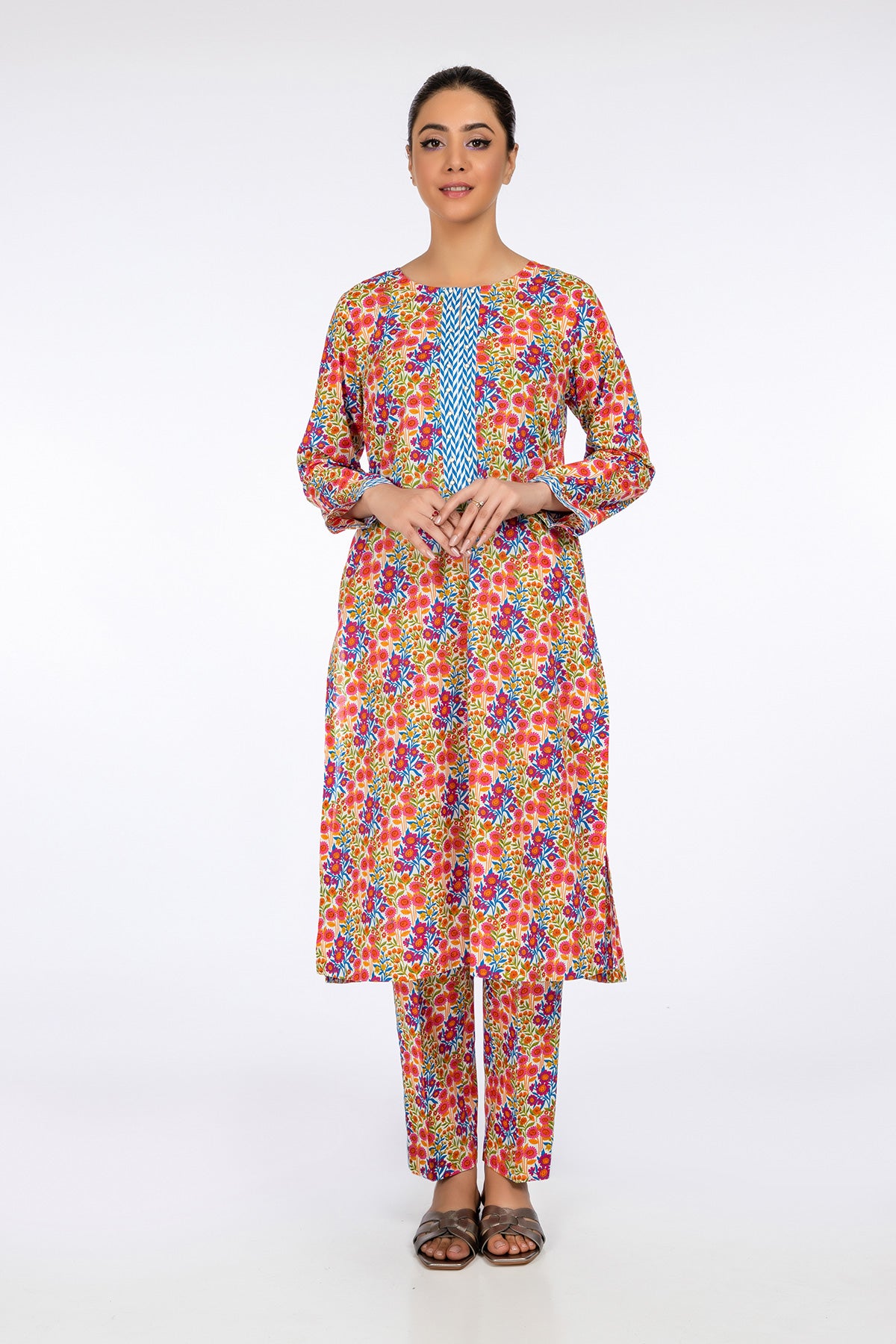 2 Piece Cotton Lawn Shirt & Trouser