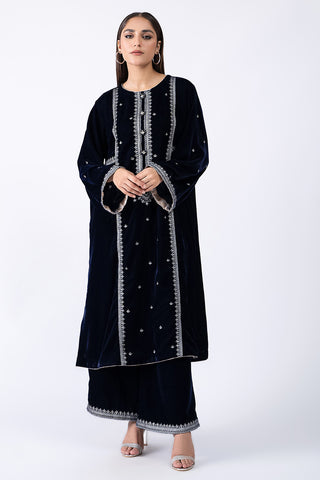 2 Piece Velvet Shirt & Shalwar