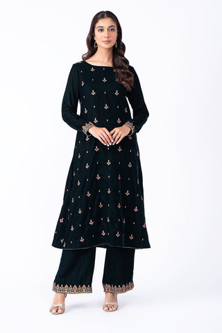 2 Piece Velvet Shirt & Shalwar