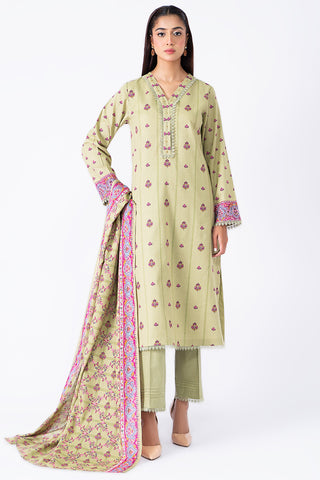 3 Piece Khaddar Suit