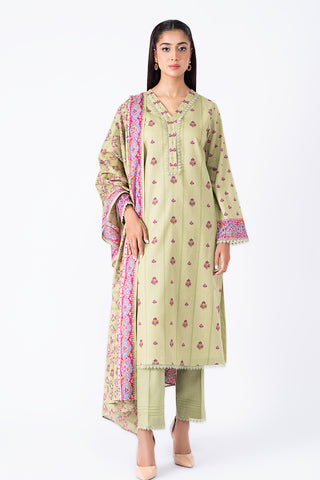 3 Piece Khaddar Suit