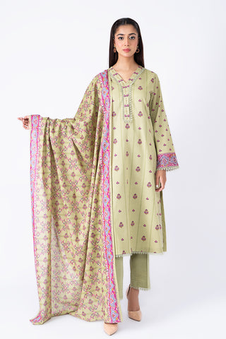 3 Piece Khaddar Suit