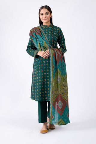 3 Piece Khaddar Suit