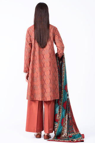 3 Piece Khaddar Suit