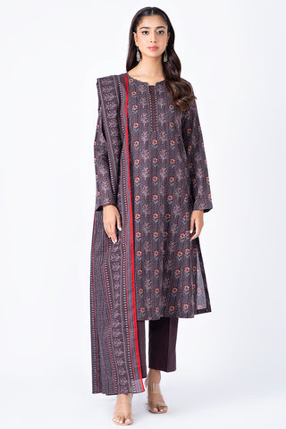 3 Piece Khaddar Suit