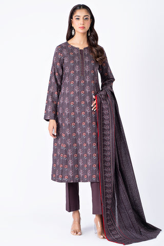 3 Piece Khaddar Suit