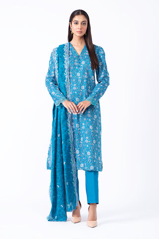 3 Piece Khaddar Suit