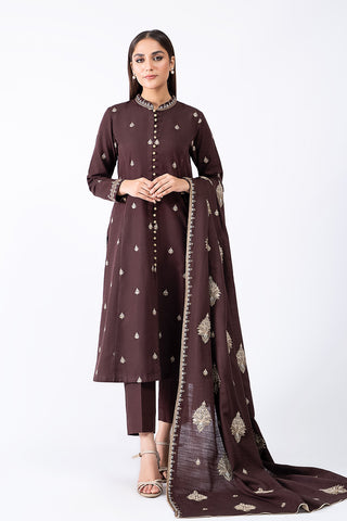 3 Piece Slub Khaddar Suit