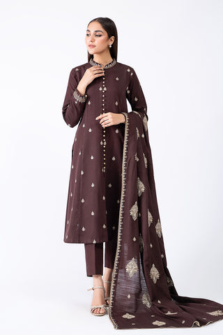 3 Piece Slub Khaddar Suit