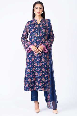 2 Piece Pk Chiffon Shirt & Dupatta