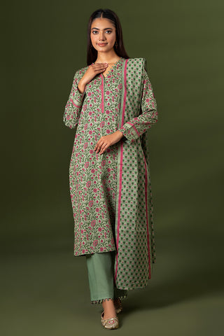 3 Piece Khaddar Suit