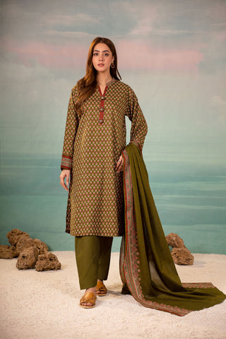 3 Piece Cotton Lawn Suit