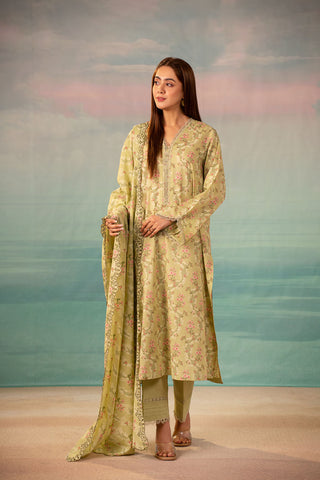 3 Piece Cotton Lawn Suit