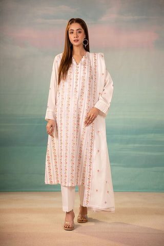 3 Piece Cotton Lawn Suit