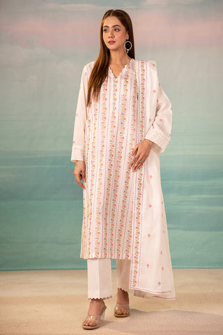 3 Piece Cotton Lawn Suit