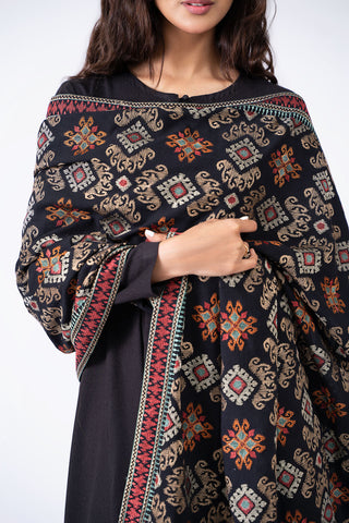 1 Piece Viscose Karandi Shawl