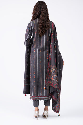 3 Piece Khaddar Suit