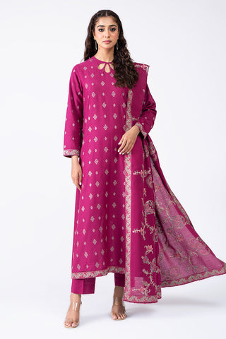 3 Piece Viscose Karandi Suit