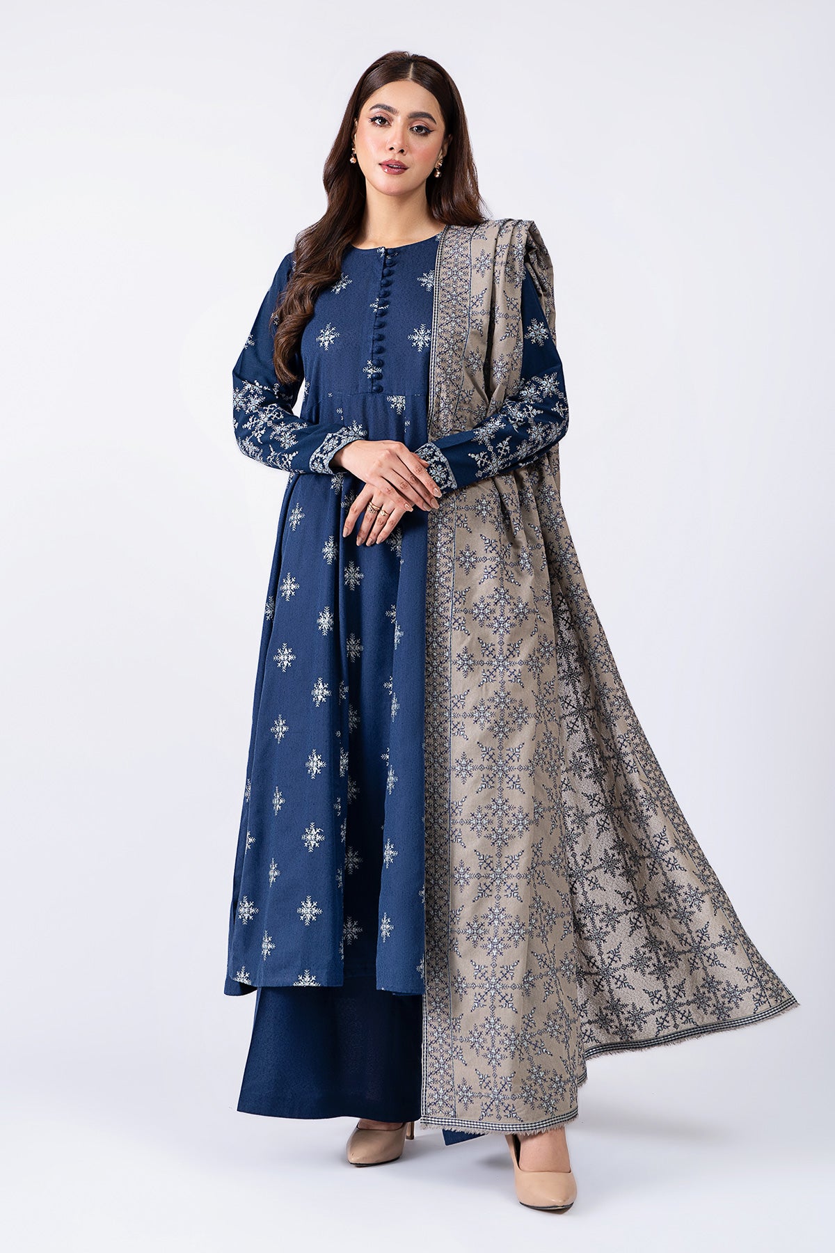 3 Piece Viscose Karandi Suit