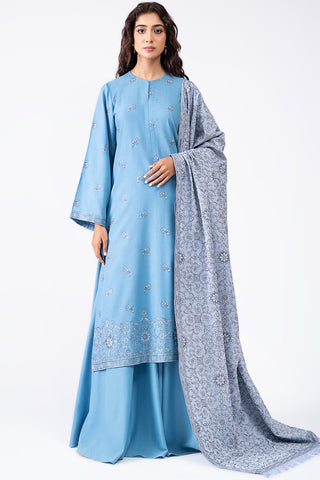 3 Piece Viscose Karandi Suit