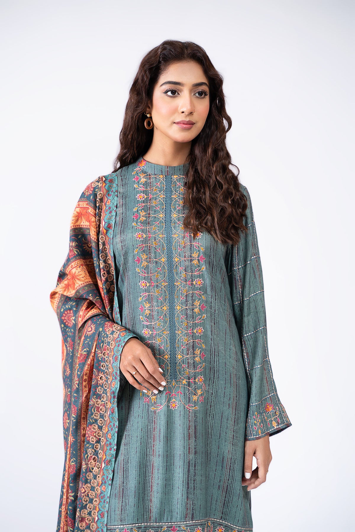 3 Piece Pk Raw Silk Suit – Kayseria Pakistan