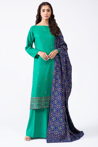 3 Piece Viscose Karandi Suit