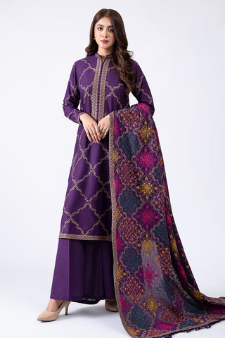 3 Piece Viscose Karandi Suit