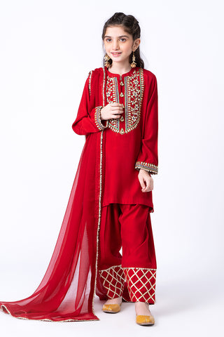 3 Piece Cotton Silk Suit