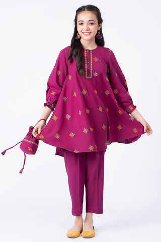 2 Piece Cotton Karandi Shirt & Trouser