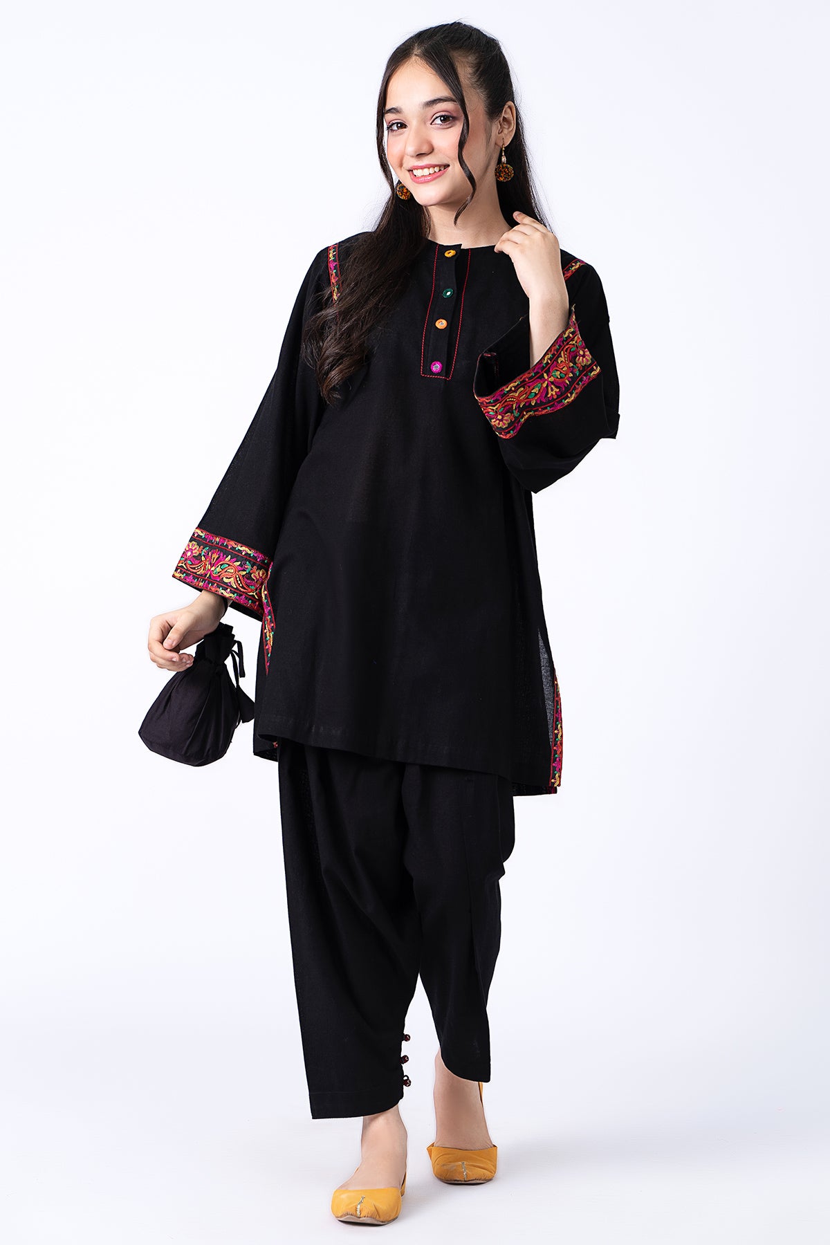 2 Piece  Khaddar Shirt & Shalwar