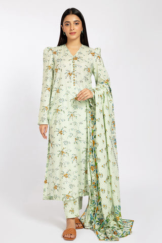 3 Piece Cotton Lawn Suit