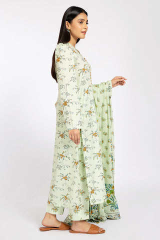 3 Piece Cotton Lawn Suit