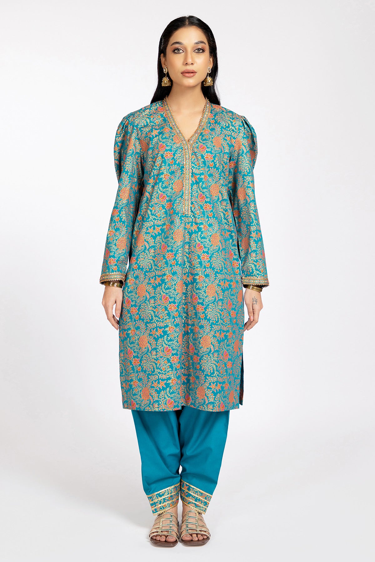 2 Piece Cotton Lawn Shirt & Trouser