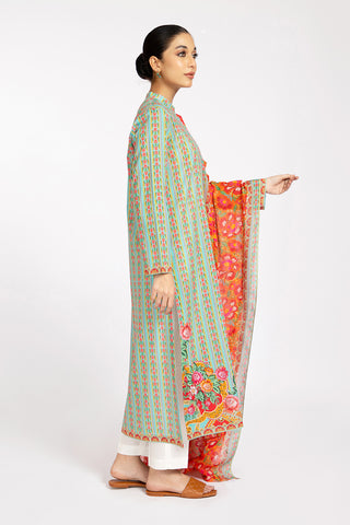 2 Piece Cotton Lawn Shirt & Dupatta