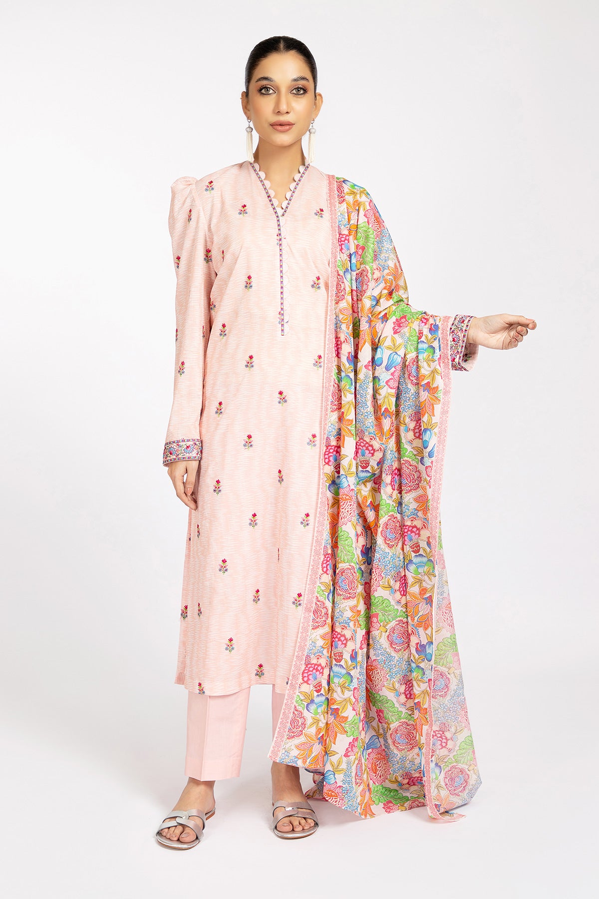 3 Piece Cotton Lawn Suit – Kayseria Pakistan