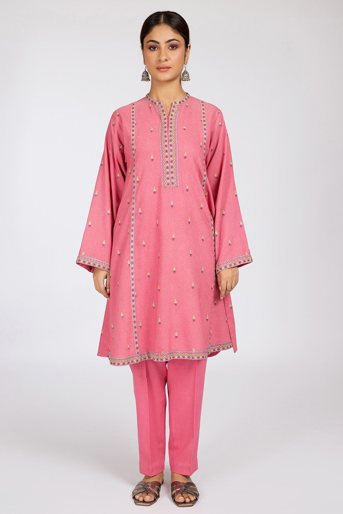 2 Piece Cotton Karandi Shirt & Trouser