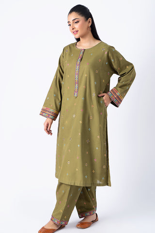 2 Piece Khaddar Shirt & Shalwar