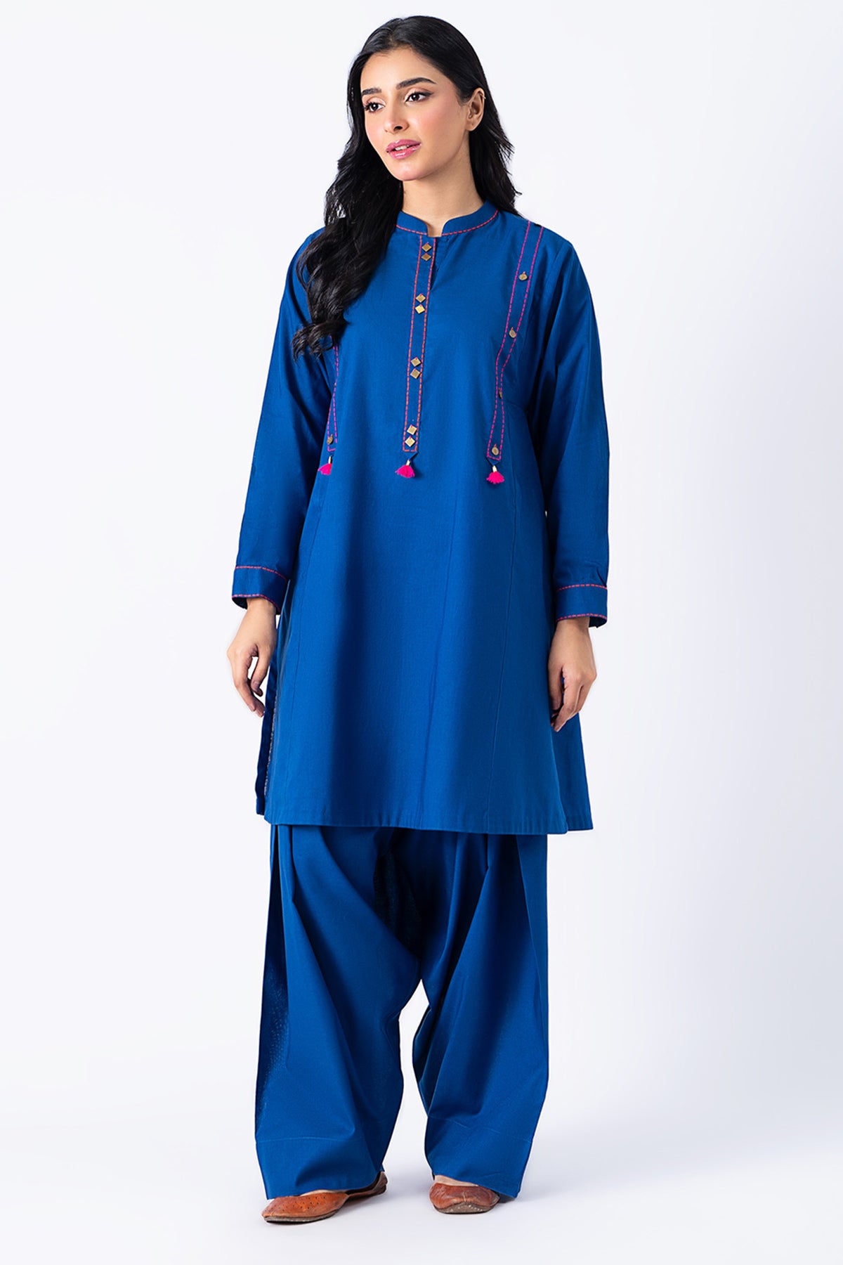 2 Piece Khaddar Shirt & Shalwar