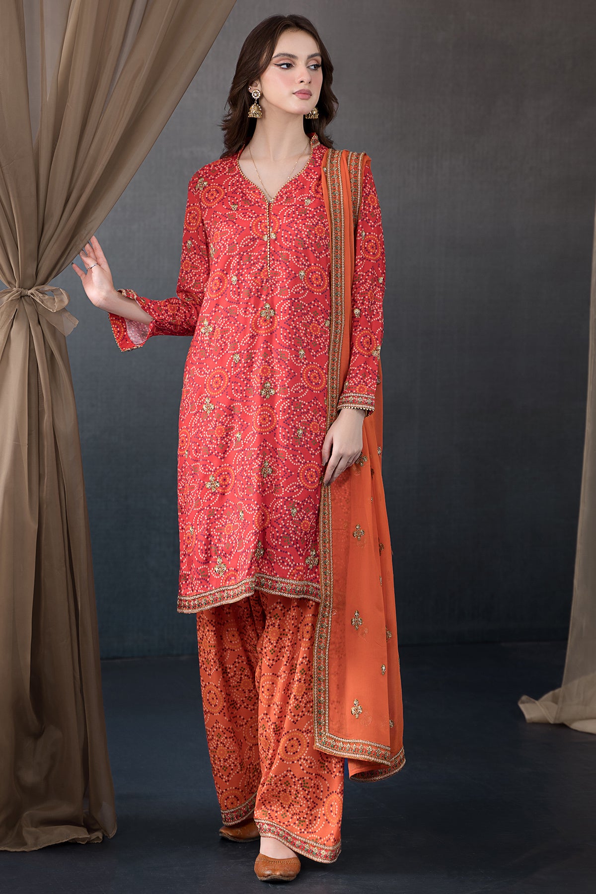 3 Piece Pk Raw Silk Suit